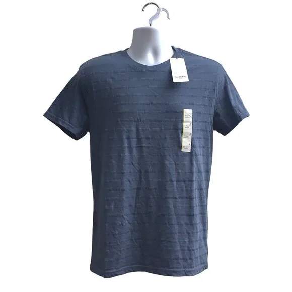 Goodfellow & Co Mens Casual Blue Crew Neck Short Sleeves T-Shirt Size Small - Picture 5 of 11